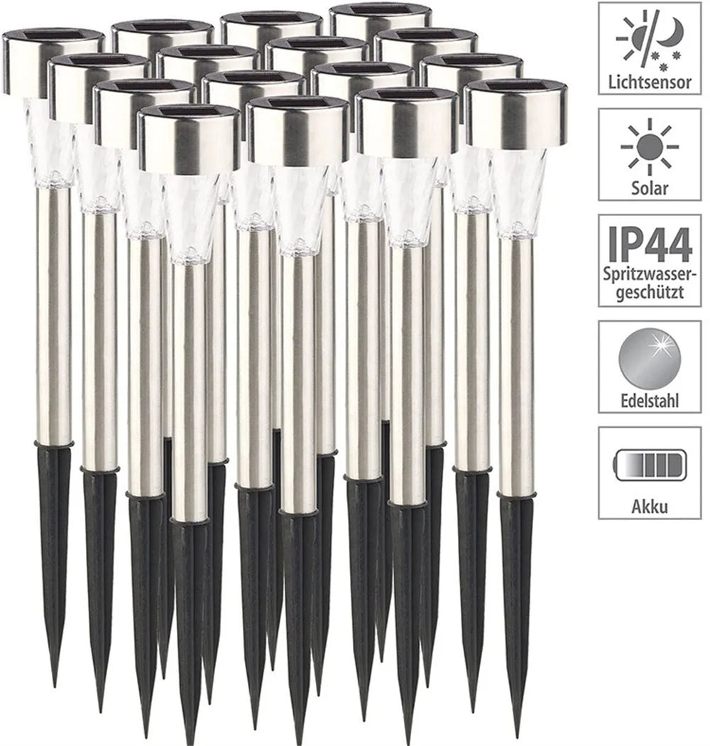 1~10PCS Solar Garden Light Outdoor Solar Powered Lamp Lanter Waterproof Landscape Lighting For Pathway Patio Yard Lawn