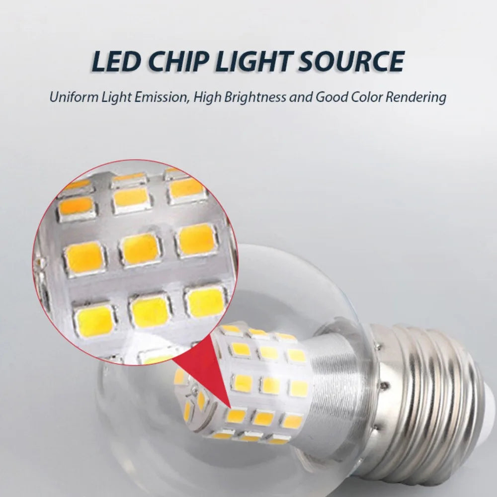 G45 LED Globe Bulb Lamps AC 220V E27 Led Magic Bean Bulb 5W 7W 9W Lamp Spotlight Light Clear Glass Bulb Table Lamp Bulbs