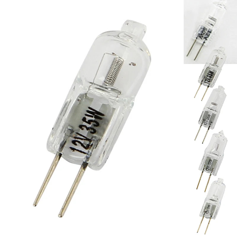 G4 Halogen Capsule Lamps Light Bulb 5W 10W 20W 35W 50W 12V 2Pin Spotlight Chandelier Lighting Replace Halogen Lamp