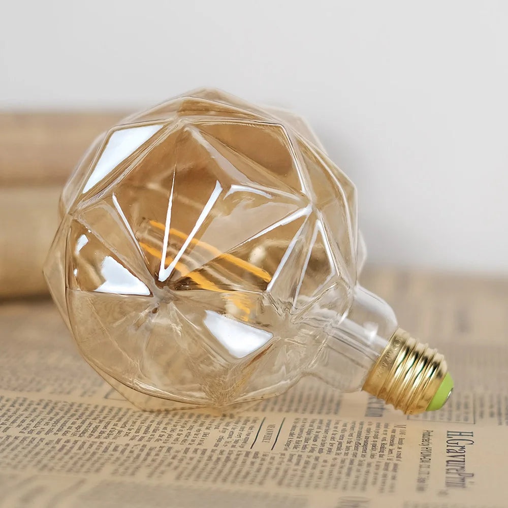 TIANFAN Specialty Decorative Vintage Led Bulb Gaint Big Led Bulb G125 Lotus 4W 220-240V E27 Edison Style 2700Kelvin Warm