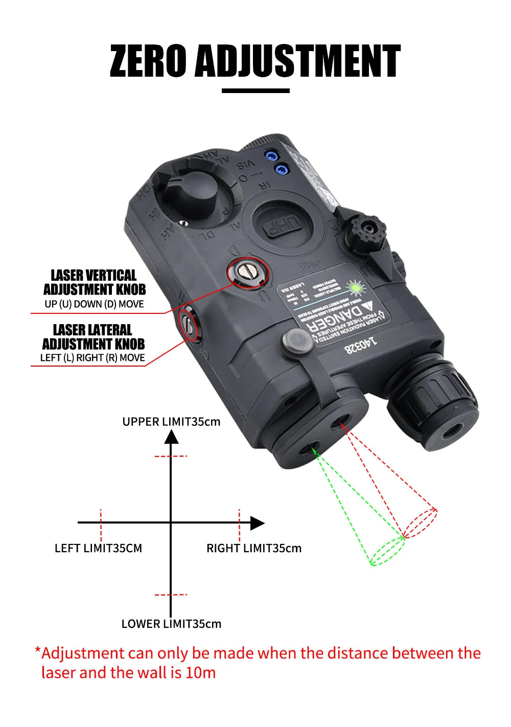 WADSN Airsoft PEQ 15 equipments Red Green Blue Powerful Laser Dot IR Indicator Surefir M600 M600C Flashlight Dual Control Switc