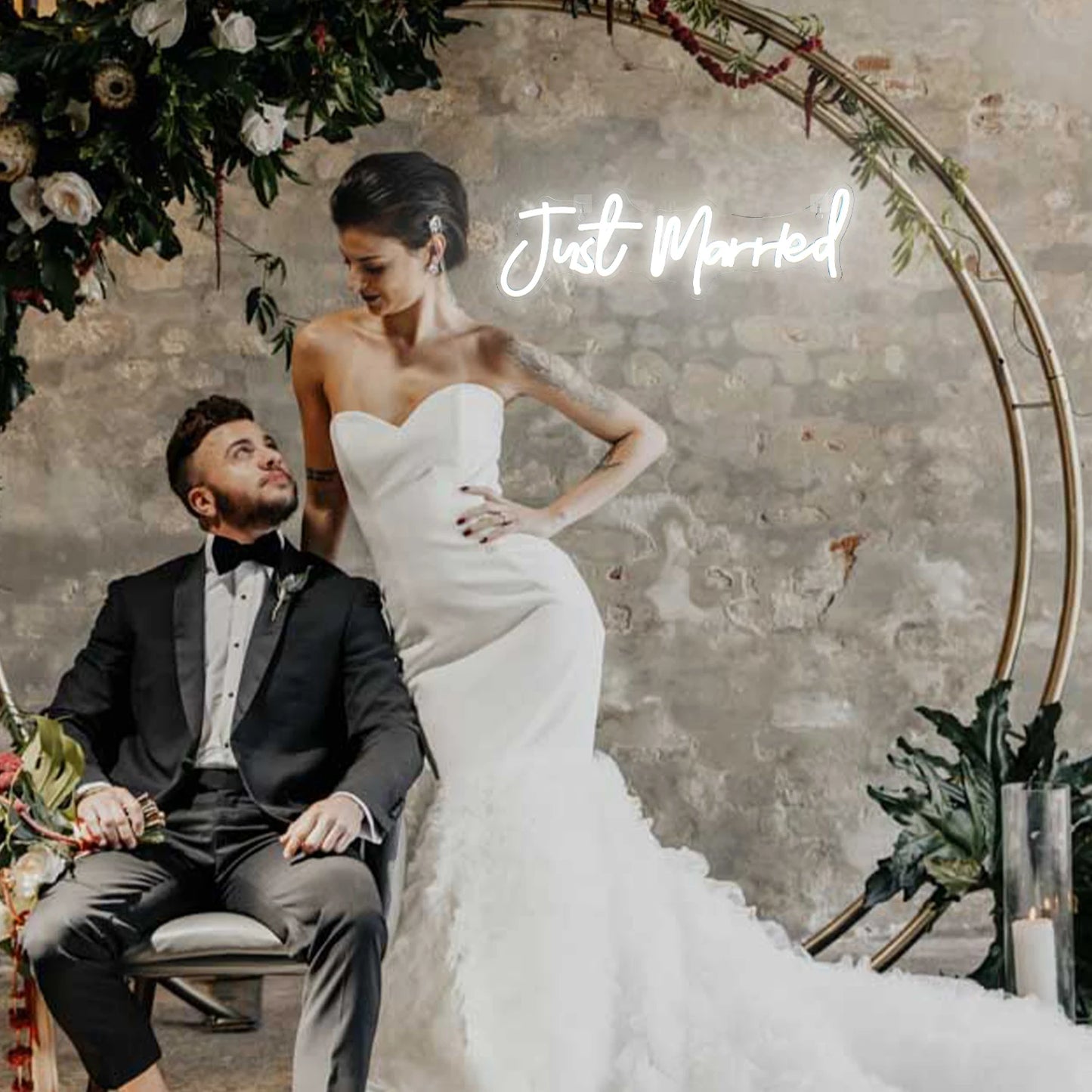 It Was Always You Neon Signs LED Wedding Boda Party Romantic Sign Lights Bedroom Room Decor Art Wall Oh Baby Decoration Lamp