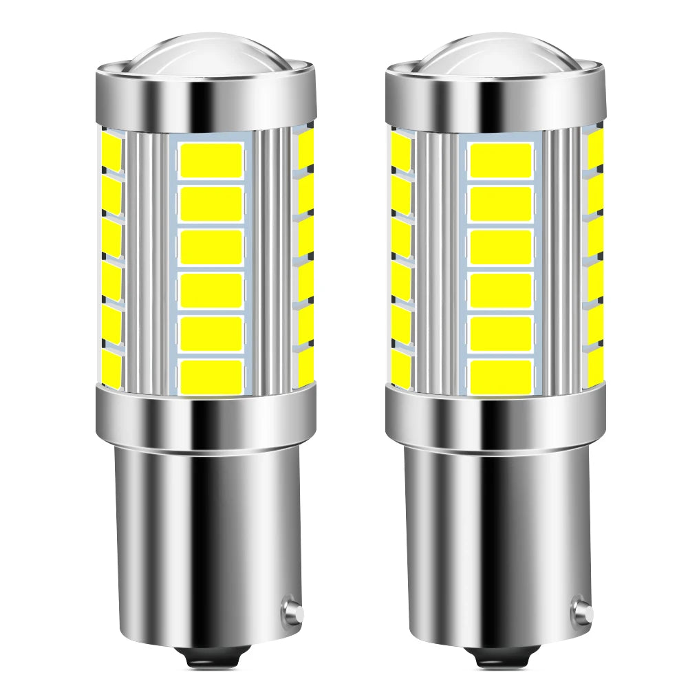 2pcs 1156 BA15S P21W LED Car Tail Bulb Brake Lights for Ford Focus MK2 MK3 ST RS Ecosport Ranger C-Max S-Max Fuga Escape Fiesta