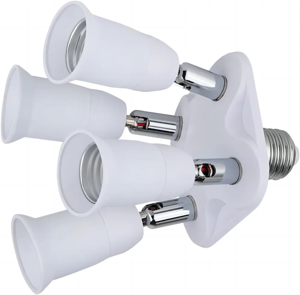 E27 TO E14 LED Bulb Lamp Holder 2 in 1/3 in 1/4 in 1/5 in 1 E27 Base Socket Splitter LED Lamp Socket Light Bulb Adapter Holder