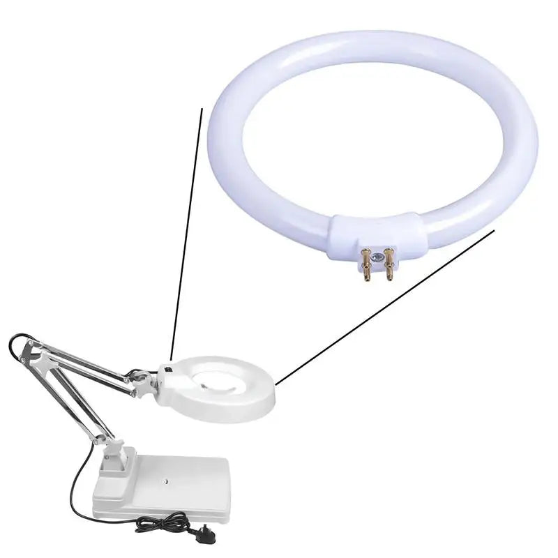 11W T4 Round Lamp Tube Light Tube With 4 Pins Circle Light Bulb White Circline Fluorescent Led Light Replacement