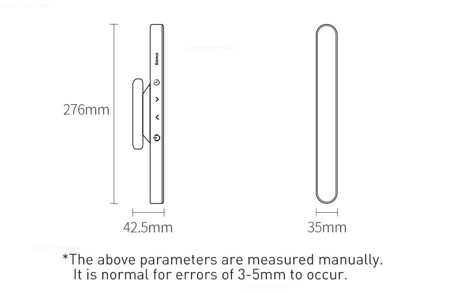 Xiaomi Baseus Magnetic Table Lamp Delay Off Dormitory Cabinet Light LED Desk Lamp for Study USB Rechargeable Home Night Light