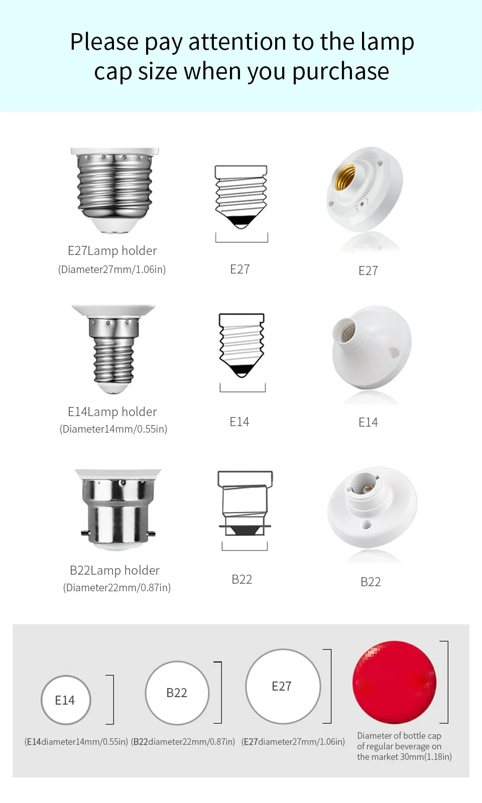 8Pcs/Lot Ampoule LED Bulb E27 E14 3W 5W 7W 9W 12W 15W 18W Smart IC LED lamp Light Cold White White Lampada Bombilla Lamp