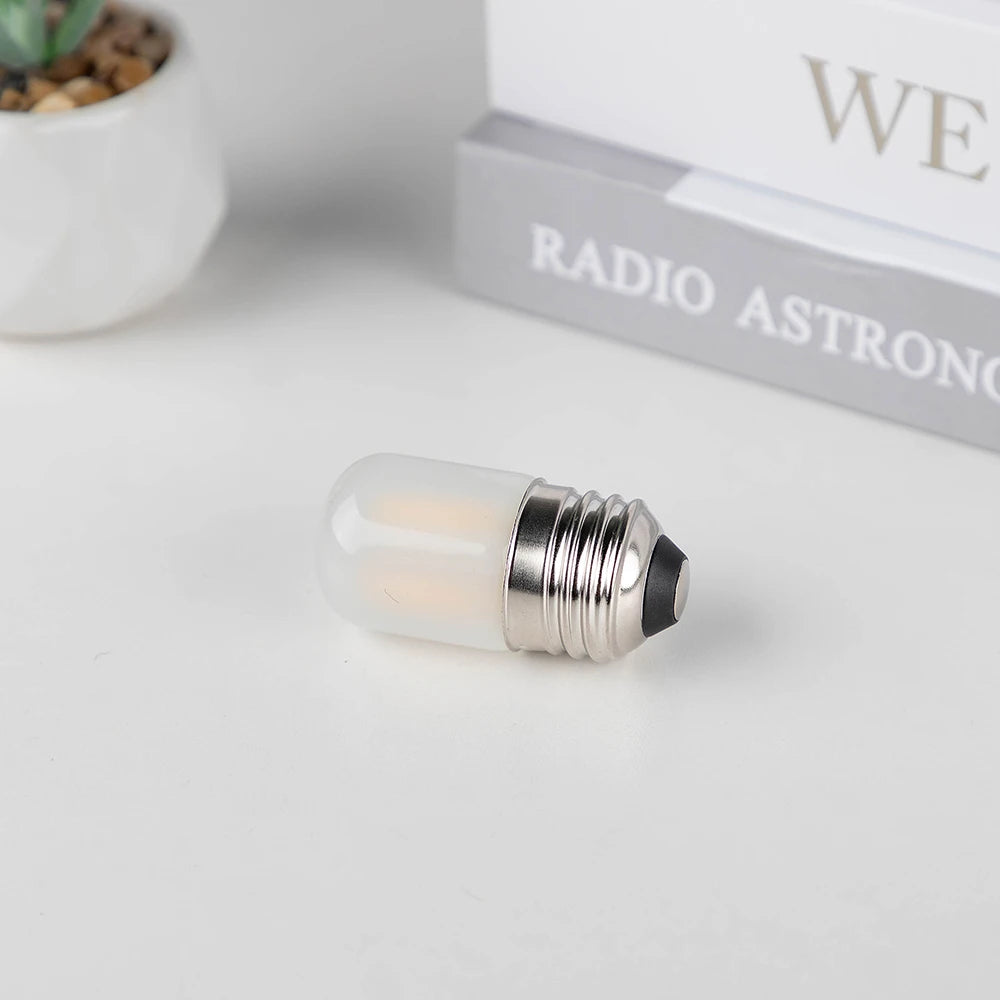 T28 Tubular Led Bulb E27 220V E26 110V 1W Frosted Dimmable Light Bulbs Living Room Pendent Decoration Night Light Replace Source