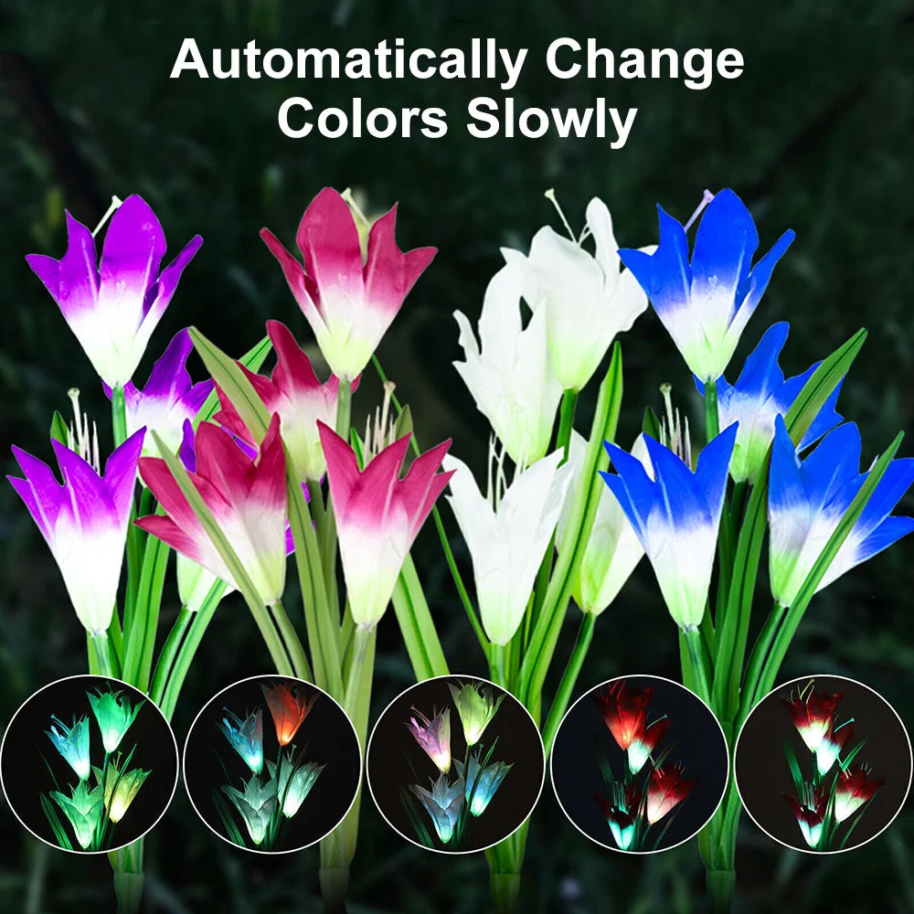 8/10LED Solar Light Outdoor Waterproof Garden Decoration Landscape Lights Firefly Garden Lamp Courtyard Garden Decor