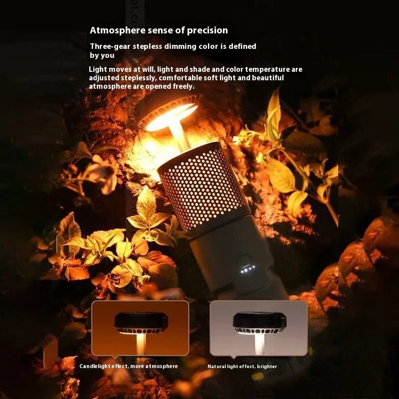 Telescopic Camping Light 10000mAh Portable Lanterns LED Adventure Hiking Fishing Tents Campsite Ambiance Lamp with Magnet Tripod