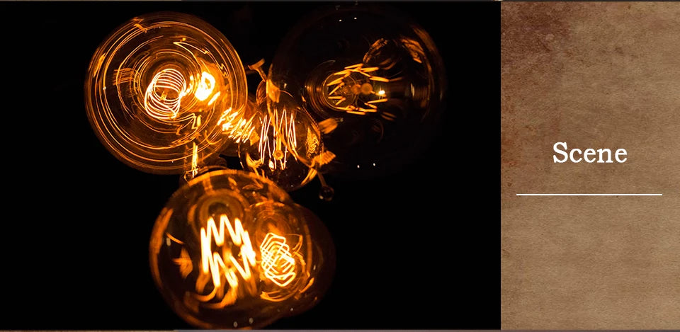 Retro Edison Bulb E27 220V 40W ST64 G80 T45 A19 Ampoule Vintage Edison Light Bulb Incandescent Lamp Filament Bulb Home Decor
