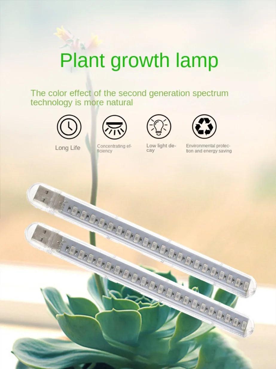 LED Growing Light Indoor Supplement Light Plant Grow Lamps Greenhouse Phyto Lamp Grow Red & Blue Hydroponic Growing Light Strip