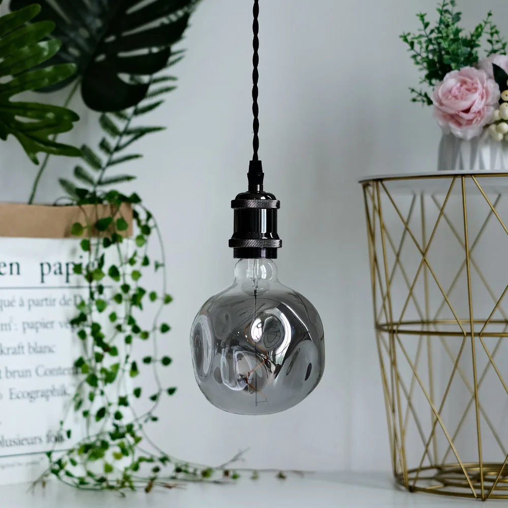 TIANFAN Vintage Led Bulb G125 Special Shaped Big Stone 4W Dimmable 110V 220V E26 E27 Decorative Edison Bulb