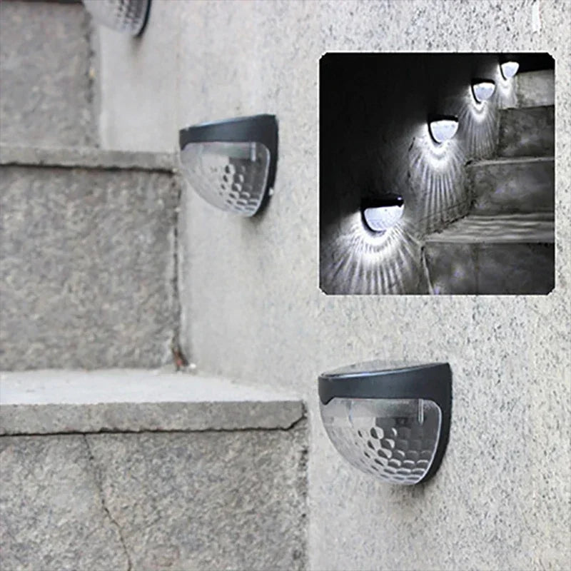 10Pack LED Solar Light Outdoor Wall Lamps Energy Garden Lamps Waterproof Solar Fence Lamp Christmas Decoration Festoon Led Light