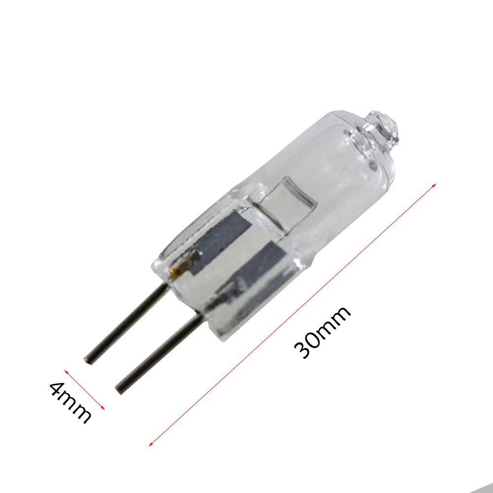 10Pcs G4 Halogen Capsule Lamps Light Bulbs 20w 12V 2-Pin Bulb Warm White