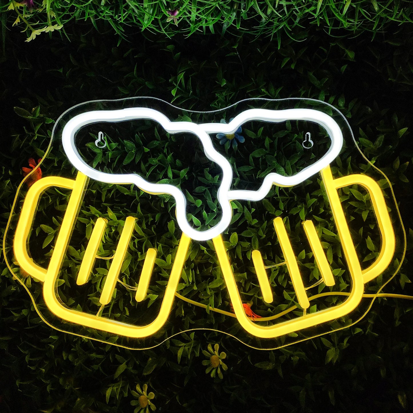 Beer Cheers Neon Sign Led Sign for Wall Decor Beer Man Cave Bar Home Pub Party Club Restaurant Shop Sign Bar Lights Wall Decor