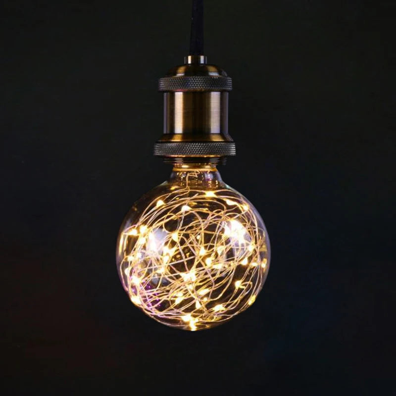 Long-lasting Warm Light High-quality Thick Glass Unique Design Energy-efficient Decorative Retro Style Led Bulb For Home Decor