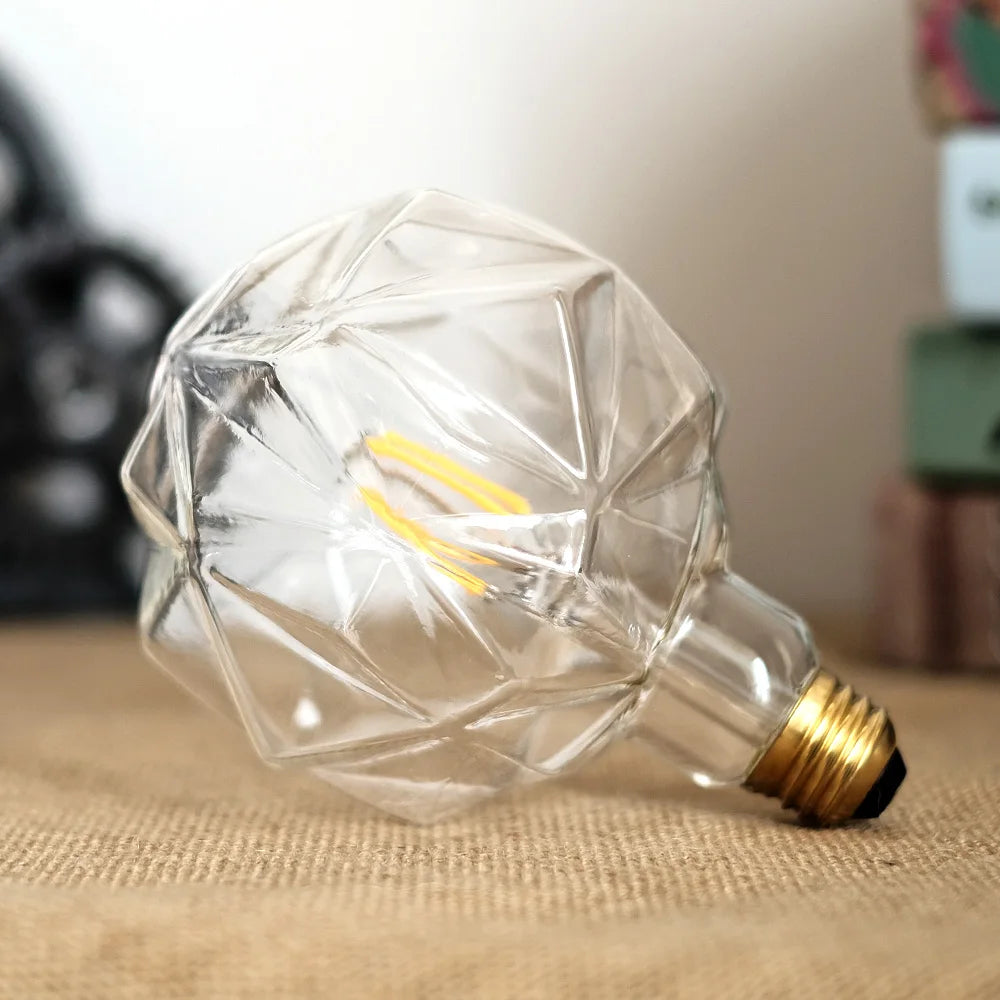 TIANFAN Specialty Decorative Vintage Led Bulb Gaint Big Led Bulb G125 Lotus 4W 220-240V E27 Edison Style 2700Kelvin Warm