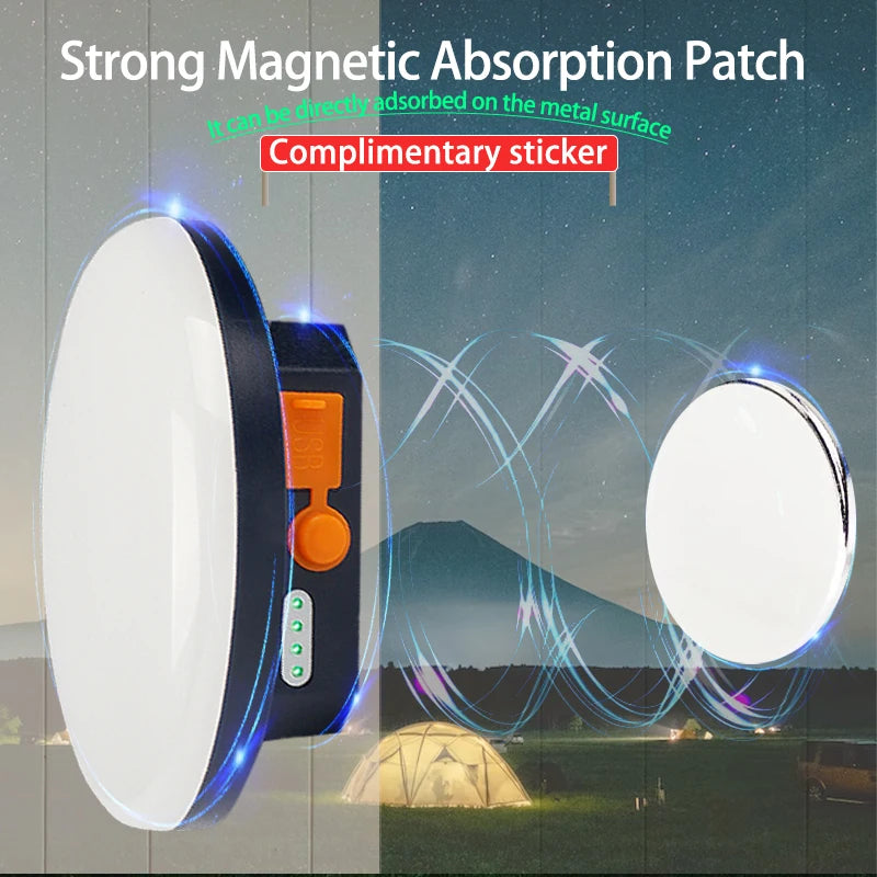 MOSLIGHTING 30W Camping Lantern Rechargeable Flashlight Portable LED Lamp Multifunctional Endurance Outdoor Work Emergency Light