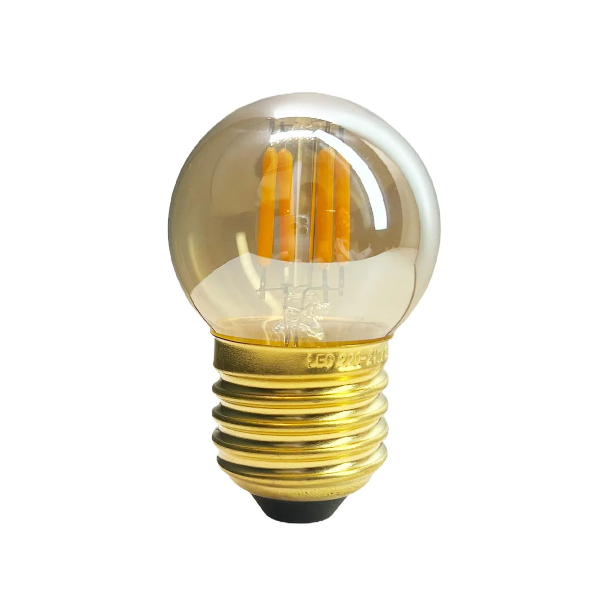 2W 4W 6W Edison LED Filament Bulb E12 E14 E26 E27 LED Globe Lamp 2200K Warm White Vintage Filament Lamp 110V 220V