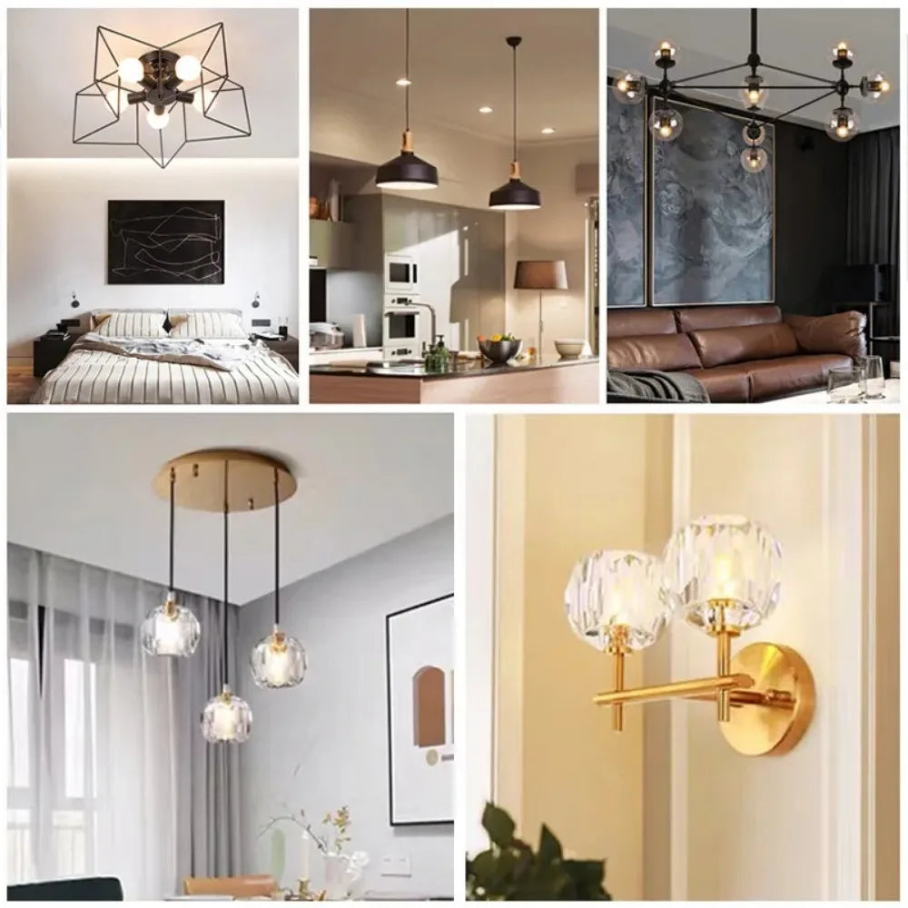G45 LED Globe Bulb Lamps AC 220V E27 Led Magic Bean Bulb 5W 7W 9W Lamp Spotlight Light Clear Glass Bulb Table Lamp Bulbs