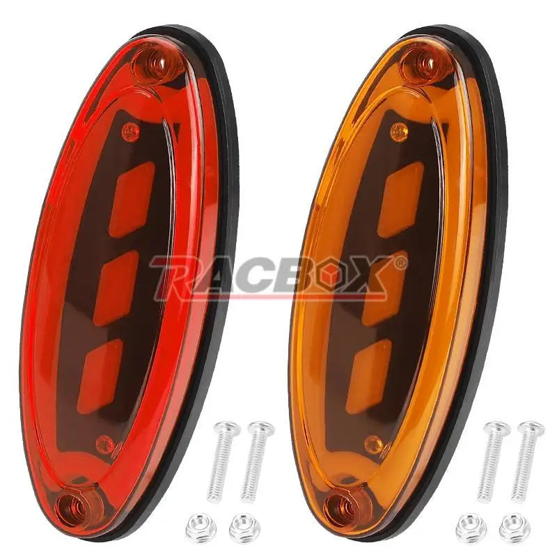 LED Side Marker Lights Clearance Tail Brake Indicator Turn Signal Warning Taillight 12V 24V for Truck Trailer Tractor Lorries