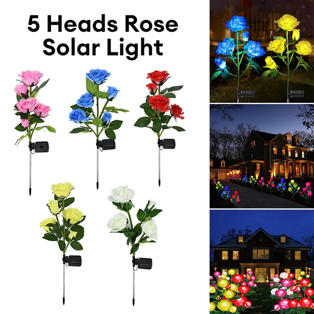 8/10LED Solar Light Outdoor Waterproof Garden Decoration Landscape Lights Firefly Garden Lamp Courtyard Garden Decor