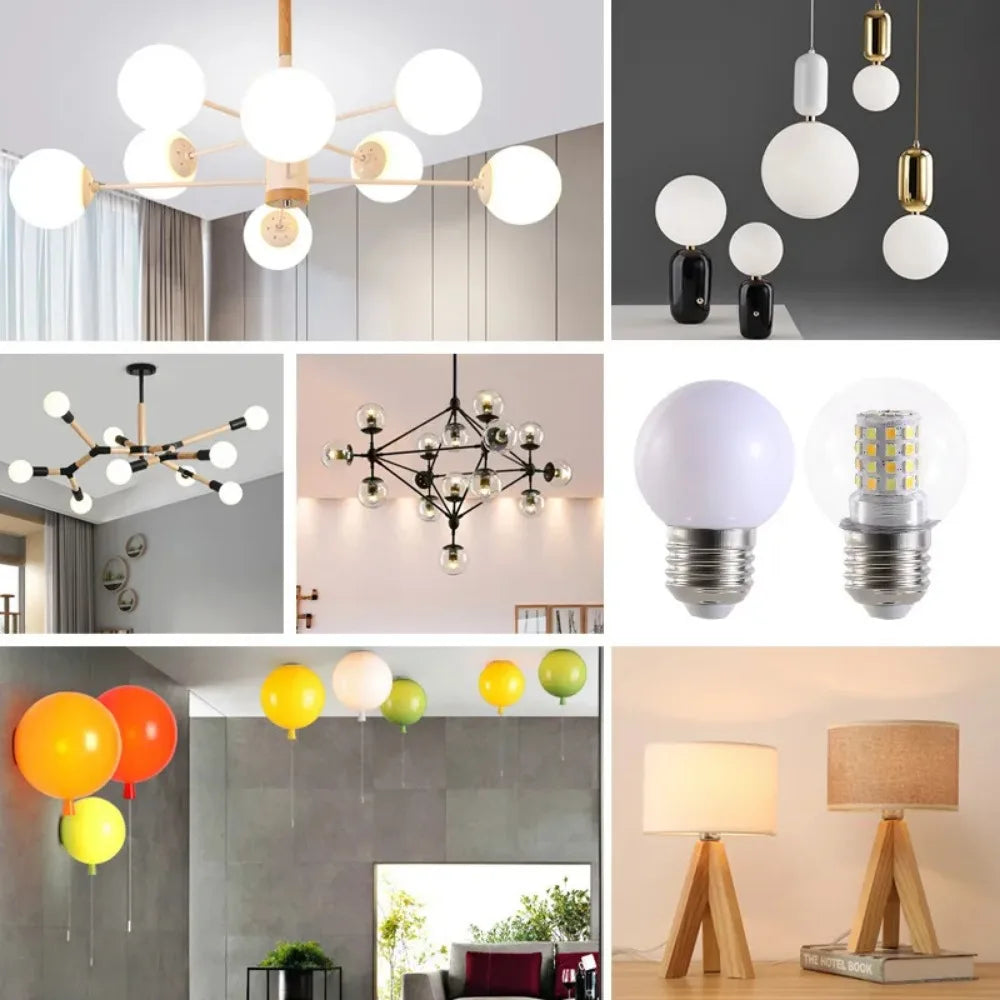 G45 LED Globe Bulb Lamps AC 220V E27 Led Magic Bean Bulb 5W 7W 9W Lamp Spotlight Light Clear Glass Bulb Table Lamp Bulbs