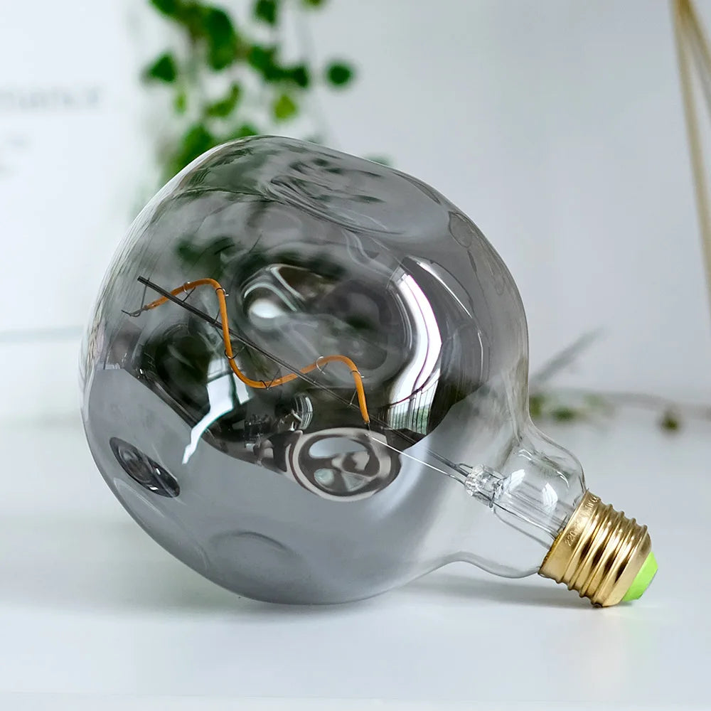 TIANFAN Vintage Led Bulb G125 Special Shaped Big Stone 4W Dimmable 110V 220V E26 E27 Decorative Edison Bulb