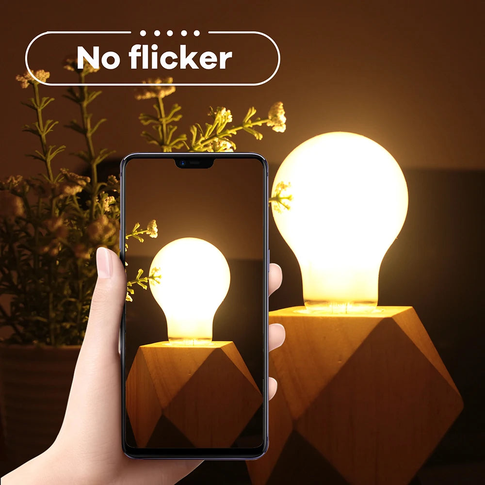 2PCS 4W LED Light Bulb E27 220V A Level Energy Efficiency 850 Lumens Equivalent 60W Incandescent Vintage Edison Led Bulb A60