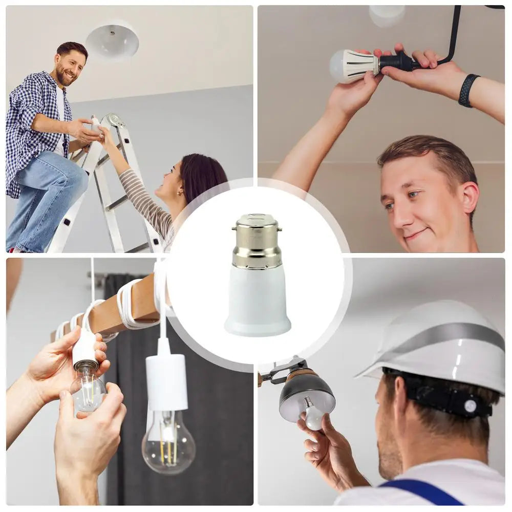 B22 To E27 lamp socket convert adapter Light Bulb Adapter Socket Converter Bulb Base Adapter for Ceiling Fans Light Holders