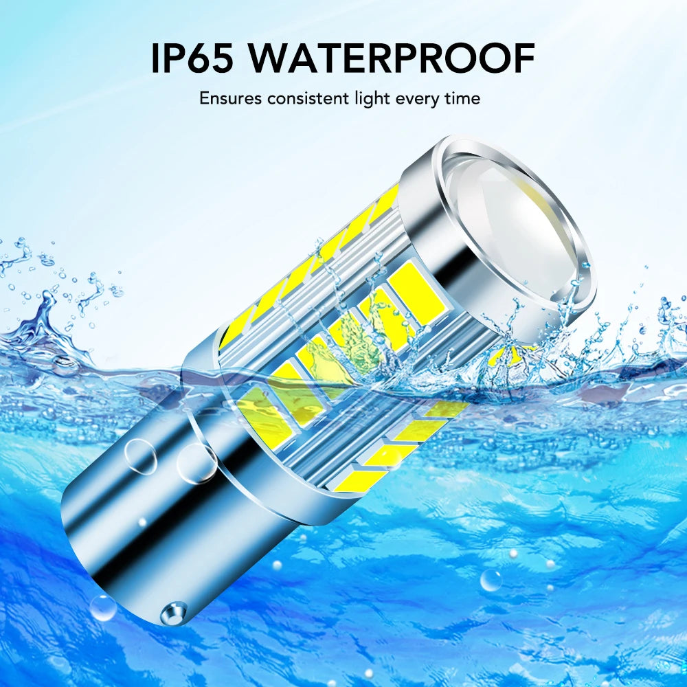 2pcs 1156 BA15S P21W LED Car Tail Bulb Brake Lights for Ford Focus MK2 MK3 ST RS Ecosport Ranger C-Max S-Max Fuga Escape Fiesta