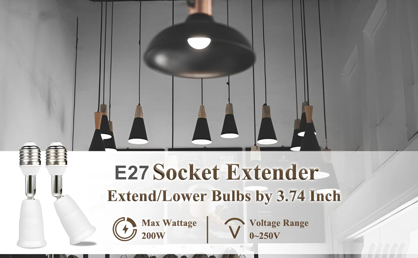 E27 LED Bulb Lamp Holder 3 in 1/4 in 1/5 in 1/ 6 in 1 85-265v E27 Base Socket Splitter LED Lamp Socket Light Bulb Adapter Holder