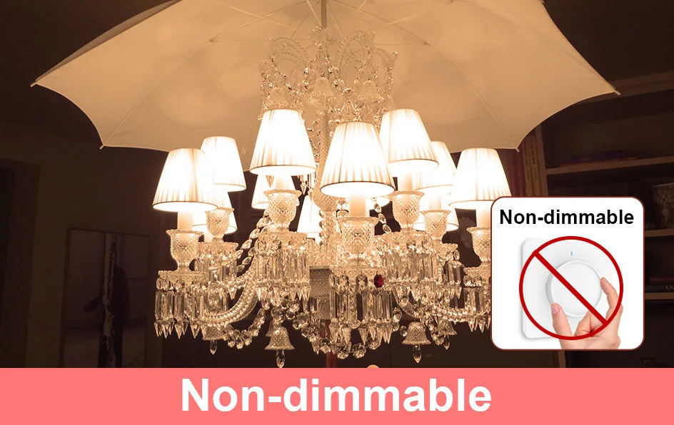 6 Pack E14 Candle Bulb 220V Warm White 3000K Cool White 6500K 5W 545lm 160°Beam Angle C37 Screw Light Bulbs