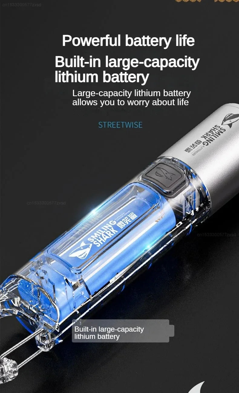 Xiaomi Outdoor Flashlight Portable Strong Light Variable Focus with Floodlight Side Lights Mini Flashlight Lamp High Brightness