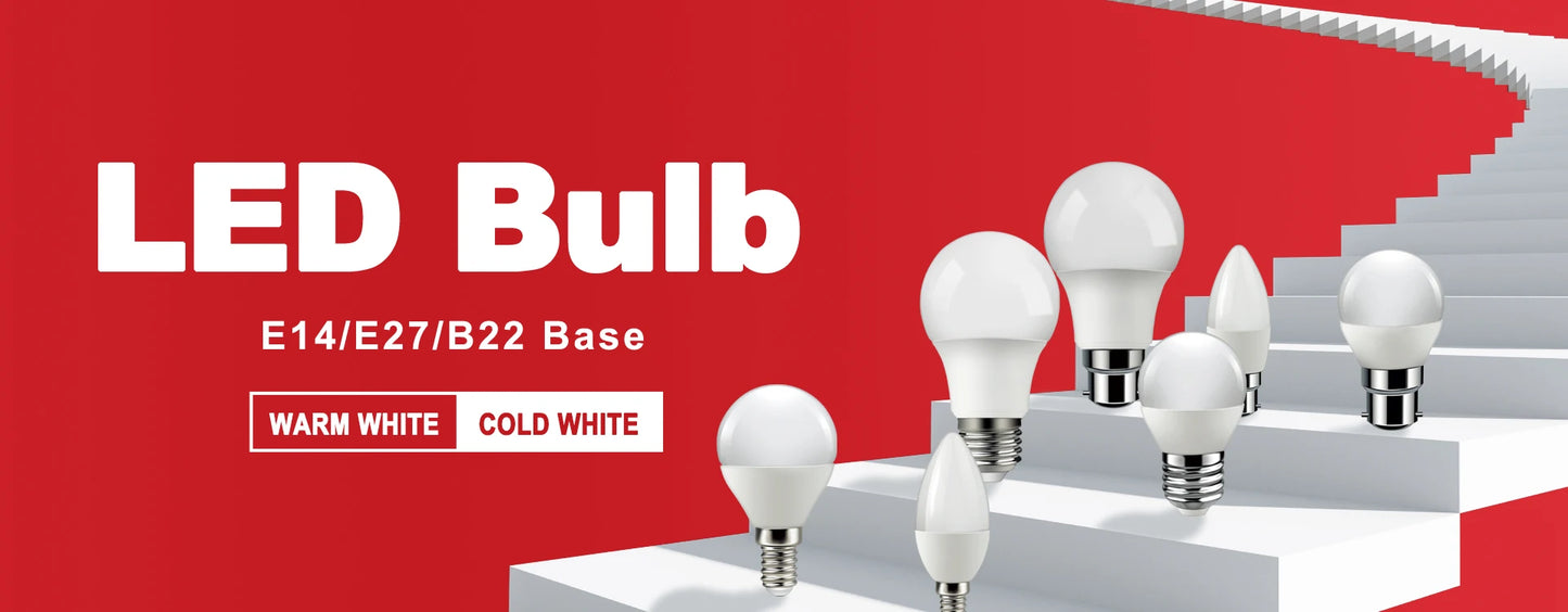 6Pcs G45 Led Golf Bulb 3W-7W E14 E27 B22 AC220V Warm White 3000K Daylight 4000K Cold White 6000K Lamp Light For Home Decoration