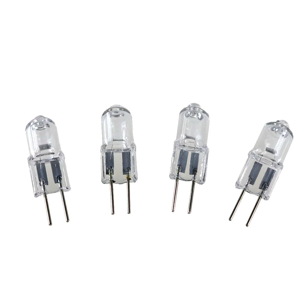 10Pcs G4 Halogen Capsule Lamps Light Bulbs 20w 12V 2-Pin Bulb Warm White