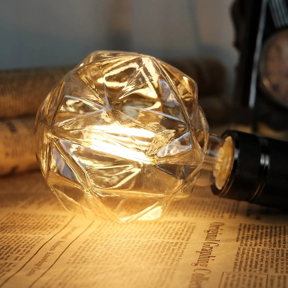 TIANFAN Specialty Decorative Vintage Led Bulb Gaint Big Led Bulb G125 Lotus 4W 220-240V E27 Edison Style 2700Kelvin Warm