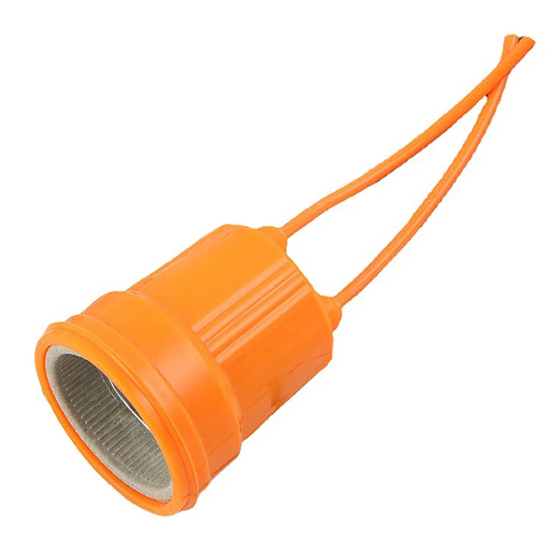 DIY Waterproof E27 Lamp Holder Lampholder Outdoor Fitting E27 Lamp Holder Construction Socket Base Lighting Accessories