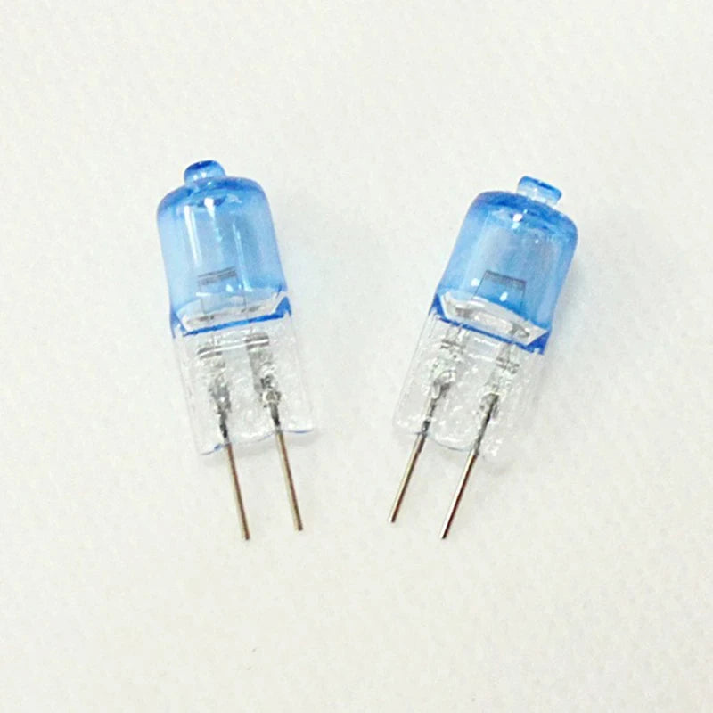 10PCS Mini DC 12V 20W Mini G4 Halogen Light Bulb Super Bright Warm White Tungsten JC Type for Crystal Chandelier Capsule Lamp