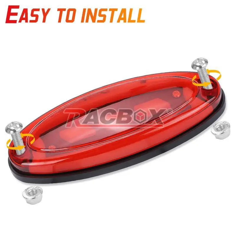 LED Side Marker Lights Clearance Tail Brake Indicator Turn Signal Warning Taillight 12V 24V for Truck Trailer Tractor Lorries