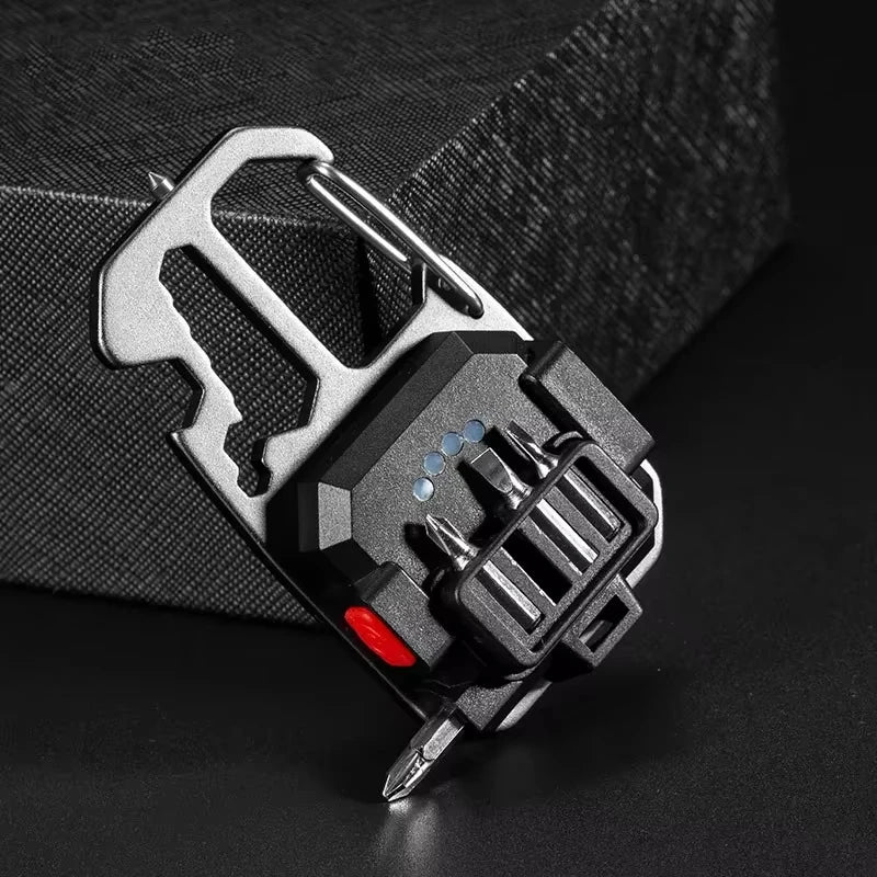 Xiaomi MIJIA LED Keychain Flashlight Outdoor Camping COB Work Light Emergency Lighting With Window Hammer Bottle Opener Lamp