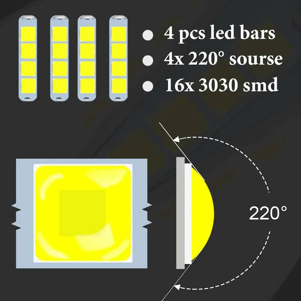 8/16 3030 chips led P21 5W bay15d car light S25 1157 auto vehicle reverse turning signal bulb lamp DRL white 6000K 12v 24v