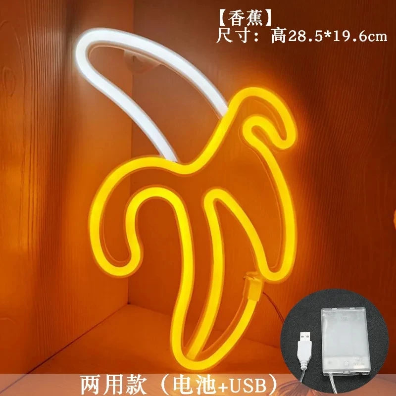 Rocket Bar Neon Sign Light Party Wall Hanging LED for Xmas Shop Window Art Wall Decor Neon Lights Lamp USB or Battery Powered