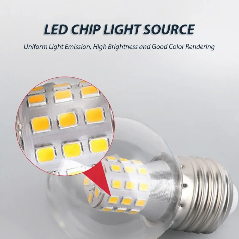 G45 LED Globe Bulb Lamps AC 220V E27 Led Magic Bean Bulb 5W 7W 9W Lamp Spotlight Light Clear Glass Bulb Table Lamp Bulbs