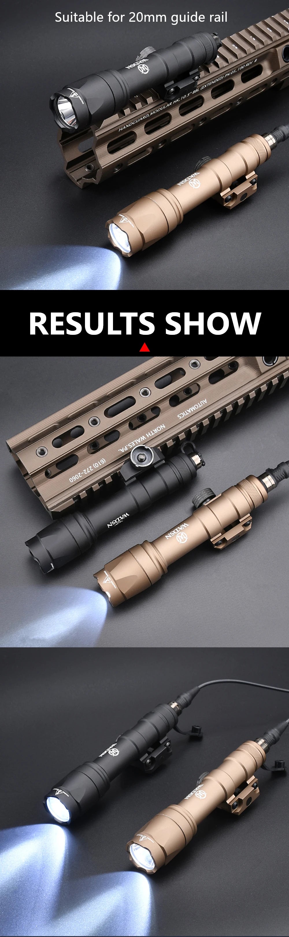WADSN Airsoft PEQ 15 equipments Red Green Blue Powerful Laser Dot IR Indicator Surefir M600 M600C Flashlight Dual Control Switc