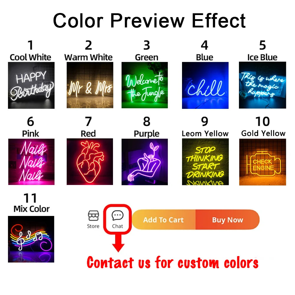 It Was Always You Neon Signs LED Wedding Boda Party Romantic Sign Lights Bedroom Room Decor Art Wall Oh Baby Decoration Lamp