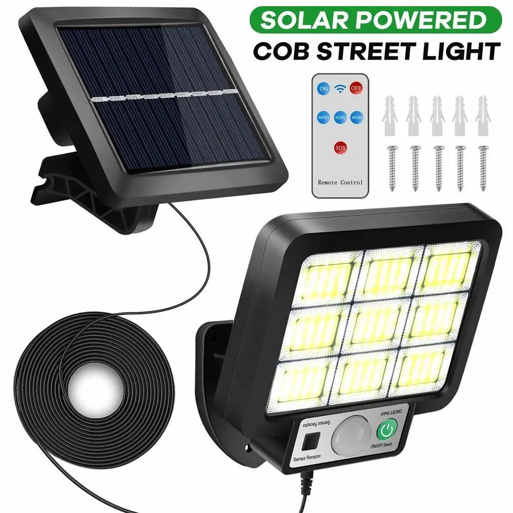 Usb Solar Street Lights Outdoor Solar Lamp Waterproof Motion Sensor Security Lighting For Garden Patio Path Yard