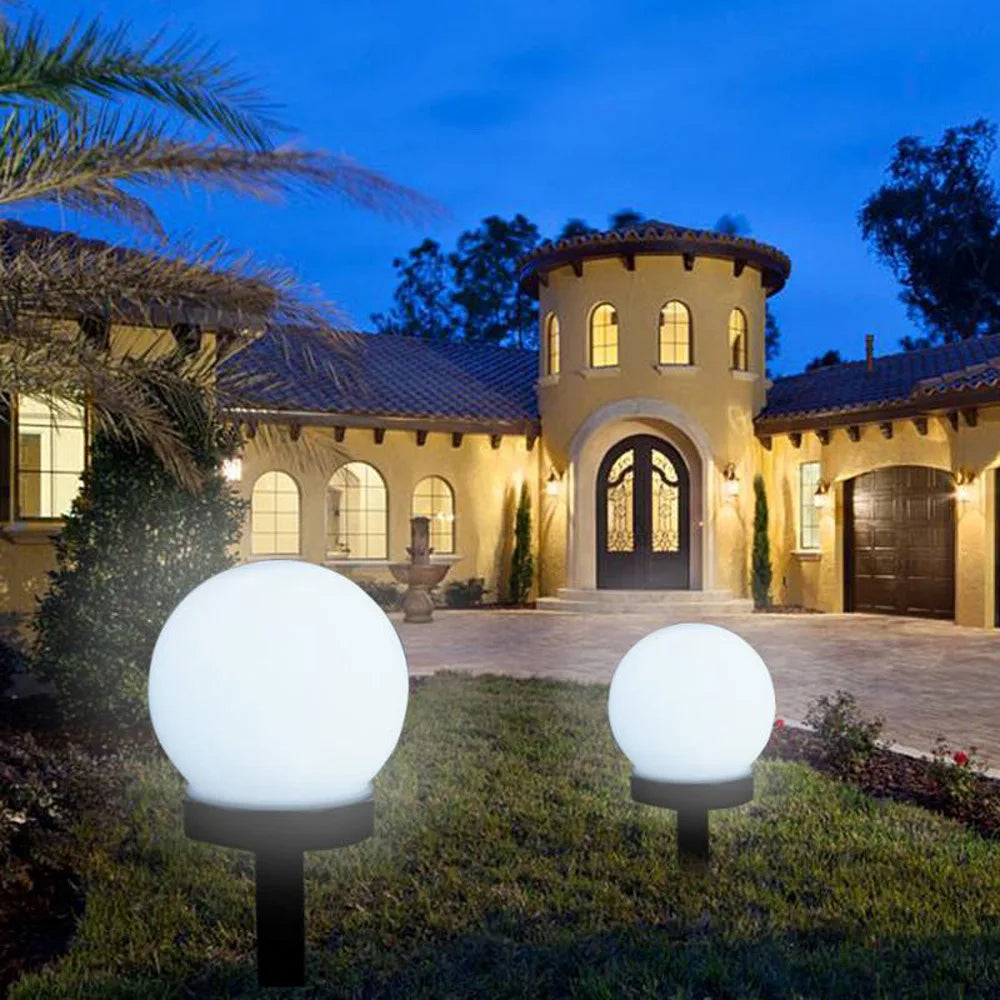 Garden Hanging Solar Light Round Ball Light With Butterfly Waterproof Metal Weaving Hanging Lamp Home Decorative Nightlight