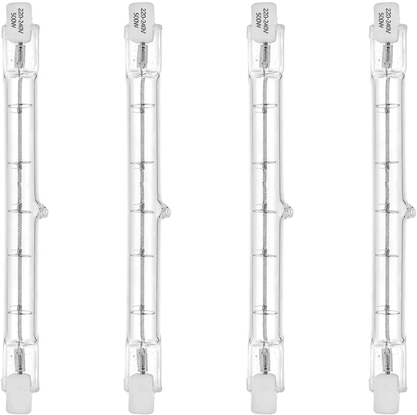 10 Pcs 300W 400W 1000W High Power Halogen Lamp R7S Glass Tube Tungsten filament lamp Light Bulb AC110V 220V Floor Flood Lamps
